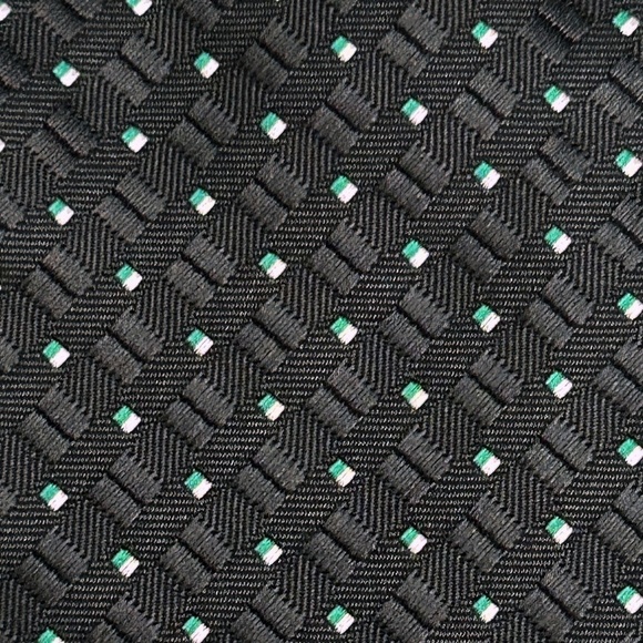 Flawless Ermenegildo Zegna Woven NeckTie 100% Silk Branded Polka-Dots - Picture 2 of 8